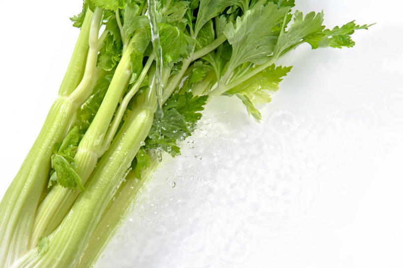 无人,横图,俯视,室内,特写,白天,白色背景,芹菜,蔬菜,阴影,新鲜,反射,影子,食品,食物,摄影,有机食品,绿色食品,影棚,药芹,水芹,旱芹,彩图,高角度拍摄,影棚拍摄,拍摄