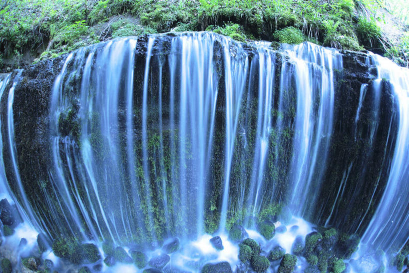 无人,横图,室外,白天,正面,广角镜头,鱼眼镜头,旅游,度假,河流,石头,美景,瀑布,水,长野县,日本,亚洲,飞溅,溅,石子,液体,河水,景观,水滴,水流,青苔,苔藓,娱乐,水珠,小溪,自然,溪水,享受,休闲,景色,放松,喷洒,自然风光,东亚,本州,本州岛,日本国,中部地方,长野,轻井泽,轻井泽町,白丝瀑布,跌水,石块,岩石,彩图,北佐久郡