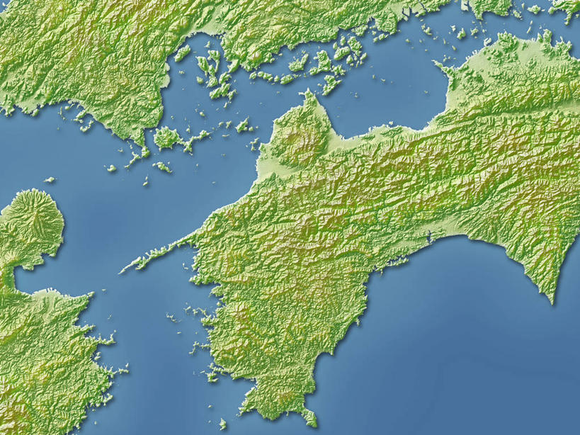 无人,横图,室内,白天,正面,数码,科技,道路,地图,爱媛县,日本,亚洲,阴影,蓝色背景,网络,信息,交通,高光,几何,计算机图形,合成,方向,蓝色,绿色,引导,指引,电脑合成图,数码合成图,合成图,东亚,日本国,写实,具体,具象,爱媛,四国地方,四国,四国岛,彩图,导航