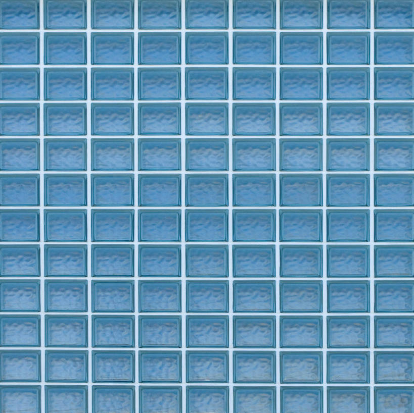 无人,横图,俯视,室内,特写,白天,建材,建筑,静物,透明,材料,瓷砖,方格,格子,墙砖,蓝色,建造,理智,沉静,冷色,高深,冷淡,彩图,高角度拍摄,墙面砖