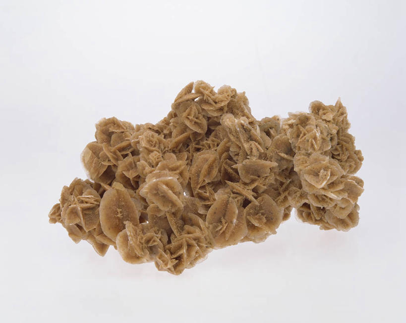 无人,横图,俯视,室内,特写,白天,白色背景,静物,石膏,纹路,纹理,摄影,影棚,坚强,肌理,沙漠玫瑰,天宝花,熟石膏,彩图,高角度拍摄,影棚拍摄,拍摄,雪花石膏