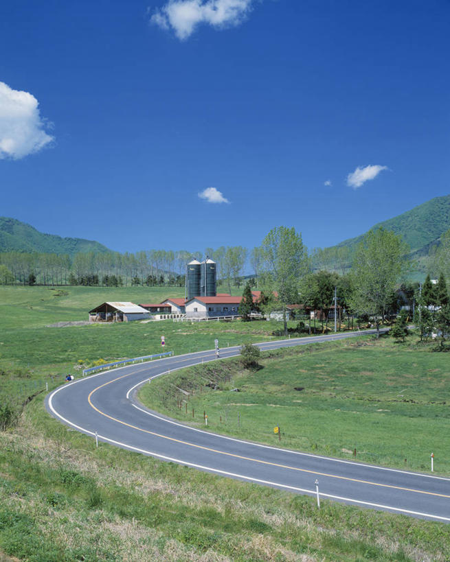 无人,家,农场,竖图,室外,白天,正面,旅游,度假,畜牧业,牧场,草地,草坪,美景,山,山脉,植物,道路,路,公路,日本,亚洲,阴影,曲折,弯曲,光线,影子,房屋,屋子,景观,山峰,云,云朵,分界线,停车线,交通,山峦,云彩,娱乐,楼房,住宅,草,树,树木,蓝色,绿色,白云,蓝天,天空,阳光,自然,群山,天,享受,休闲,景色,放松,蜿蜒,生长,晴朗,成长,车行道,车行道分界线,自然风光,标线,东亚,车行线,畜牧,本州,本州岛,日本国,中国地方,牧业,冈山,冈山县,晴空,马路,彩图,房子,真庭,真庭市