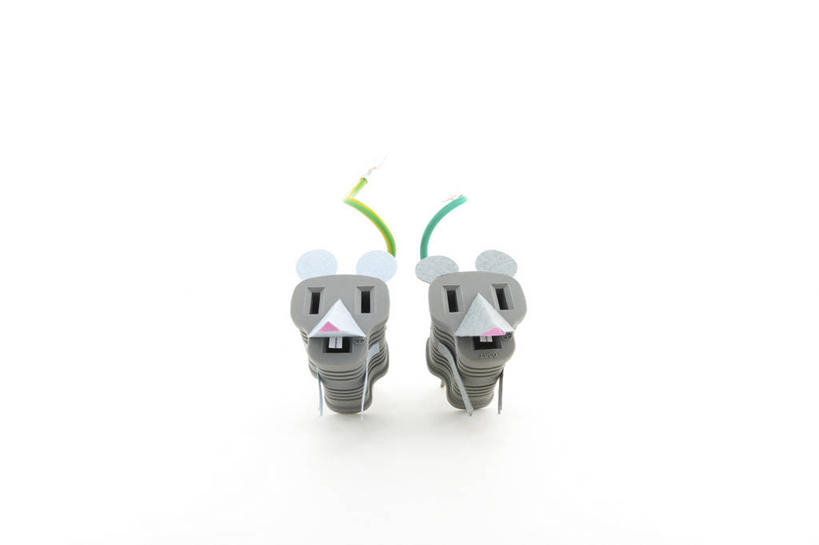 无人,横图,室内,特写,白天,白色背景,正面,野生动物,老鼠,静物,阴影,反射,细菌,电器,影子,插座,文化,传统,十二生肖,两个,动物,属相,摄影,生肖,影棚,家用电器,插线板,拖线板,病菌,传染,四害,电源转换器,排插,兽历,耗子,彩图,影棚拍摄,拍摄