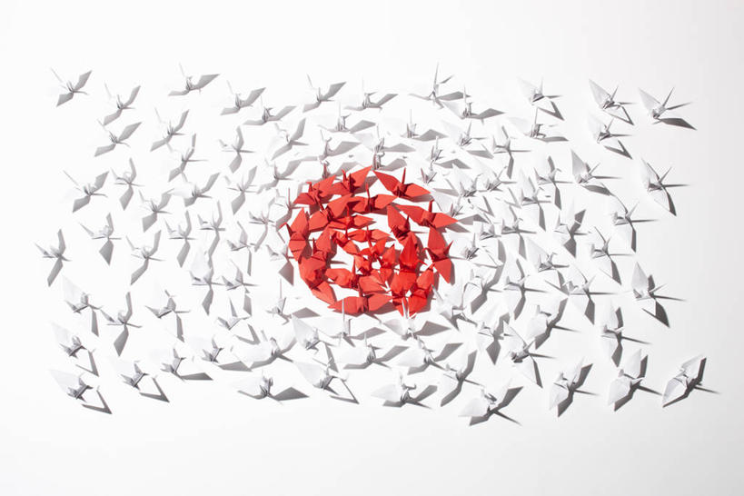 无人,横图,俯视,室内,特写,白天,白色背景,静物,旗帜,国旗,艺术,圆形,日本国旗,图形,圆,折纸,纸艺,手工艺品,几何,文化,红色,白色,纸制品,工艺品,摄影,影棚,高雅,数学,工艺折纸,自信心,品位,旗,彩图,高角度拍摄,影棚拍摄,拍摄,几何图形,日章旗,平面图形