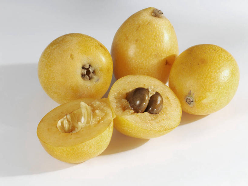 无人,横图,俯视,室内,特写,白天,白色背景,枇杷,水果,五个,许多,切开,阴影,新鲜,反射,影子,生食,食品,果实,食物,黄色,切,摄影,有机食品,绿色食品,影棚,剖面,切面,芦枝,芦橘,金丸,彩图,高角度拍摄,影棚拍摄,拍摄