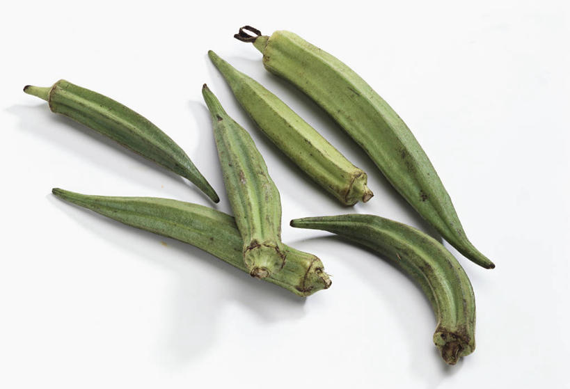 无人,横图,俯视,室内,特写,白天,白色背景,桌面,桌子,蔬菜,阴影,新鲜,反射,木制,影子,秋葵,食品,食物,木制品,摄影,有机食品,绿色食品,影棚,毛茄,羊角豆,黄秋葵,咖啡黄葵,彩图,高角度拍摄,影棚拍摄,拍摄