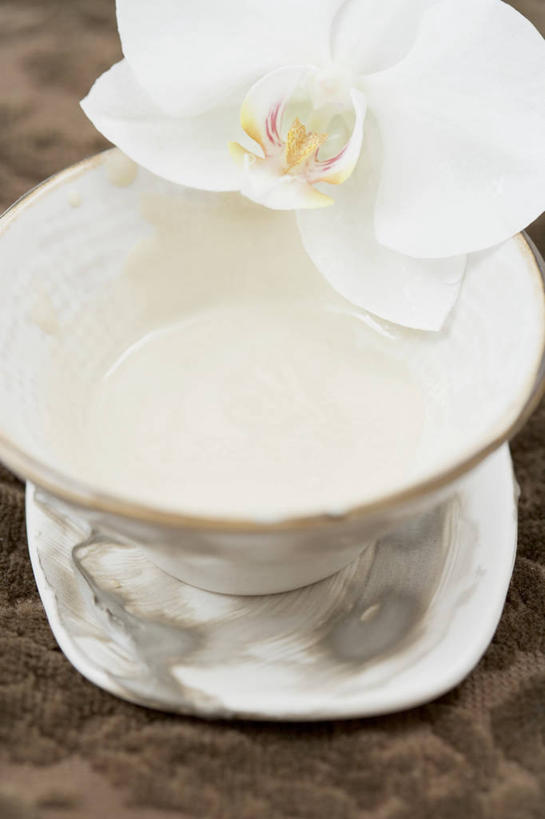 无人,竖图,俯视,室内,特写,白天,桌面,桌子,餐具,阴影,朦胧,模糊,盛开,反射,木制,碟子,盘,影子,陶瓷,陶瓷制品,花蕾,花,花瓣,花朵,鲜花,蓝色,白色,盘子,木制品,容器,碟,碗,花苞,花蕊,储藏,储存,面罩,彩图,高角度拍摄,贮存