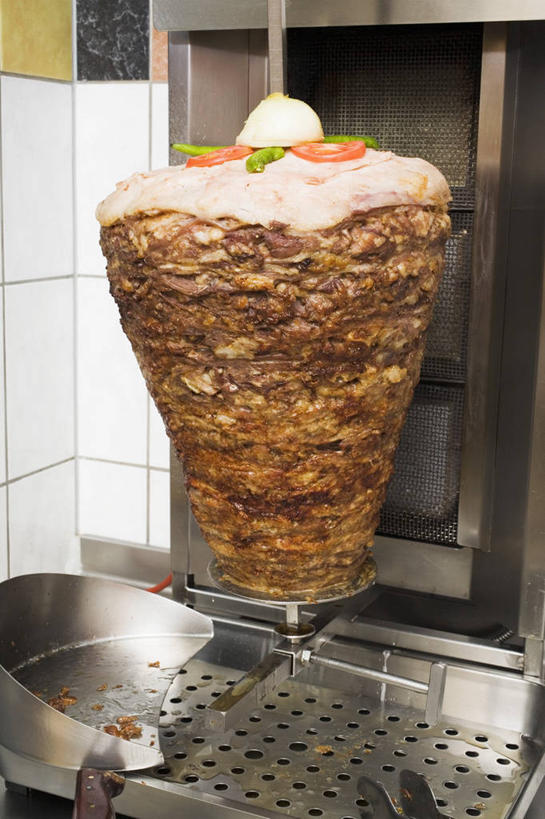 无人,餐厅,竖图,室内,特写,白天,正面,烹饪,料理,食品,烤肉,菜肴,美食,食物,佳肴,便利,土耳其料理,土耳其烤肉,自助餐厅,方便,土耳其菜,彩图,餐馆,饭店,饭馆,卡巴,旋转烤肉