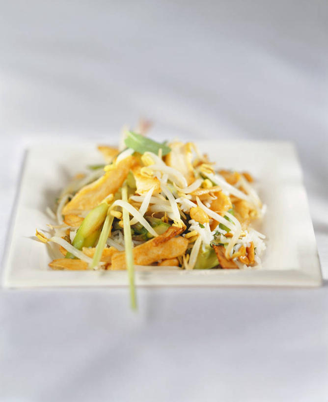 无人,竖图,俯视,室内,特写,白天,芦笋,蔬菜,餐具,阴影,灰色背景,朦胧,模糊,新鲜,反射,碟子,盘,影子,豆芽,黄豆芽,鸡肉,肉,生食,蔬菜沙拉,沙拉,食品,色拉,沙律,肉类,食物,盘子,碟,摄影,有机食品,绿色食品,影棚,色拉酱,千岛酱,豆芽菜,肉食,芽苗菜,猪尾巴,药鸡豆子,石刁柏,蚂蚁杆,龙须菜,狼尾巴根,彩图,高角度拍摄,影棚拍摄,拍摄