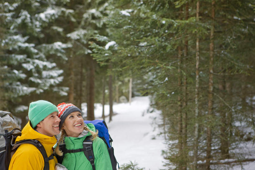 西方人,两个人,夫妻,站,笑,微笑,露齿笑,横图,室外,白天,正面,爱情,树林,雪,植物,大雪,帽子,欧洲,欧洲人,服装,包,积雪,雪景,冬季,冬天,浪漫,旅行包,注视,树,树木,衣服,绿色,自然,背包,观察,看,站着,温暖,恩爱,寒冷,恋人,服饰,生长,成长,观看,保暖,察看,御寒,关注,滑雪服,棉帽,严寒,旅游包,竞技服,旅游服,冬装,男人,男性,女人,女性,中年男性,中年女性,白种人,夫妇,情侣,站立,半身,彩图,伴侣,双肩包