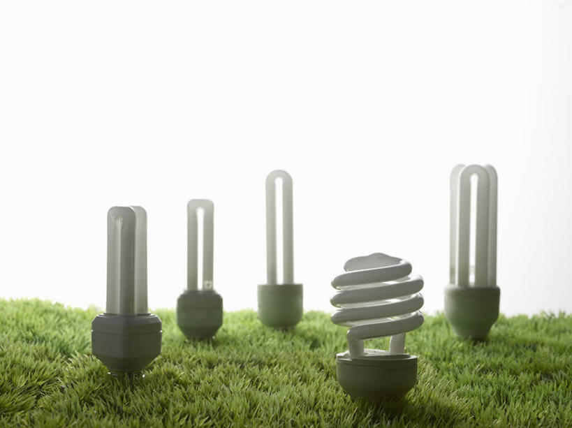 无人,横图,室内,特写,白天,白色背景,正面,节能,草地,草坪,植物,照明,五个,许多,环保,灯泡,螺旋,灯,节能灯,草,绿色,灯具,摄影,影棚,能源,照亮,低碳,照明工具,荧光灯,U型,U型管节能灯,螺旋管节能灯,彩图,影棚拍摄,螺旋形,拍摄