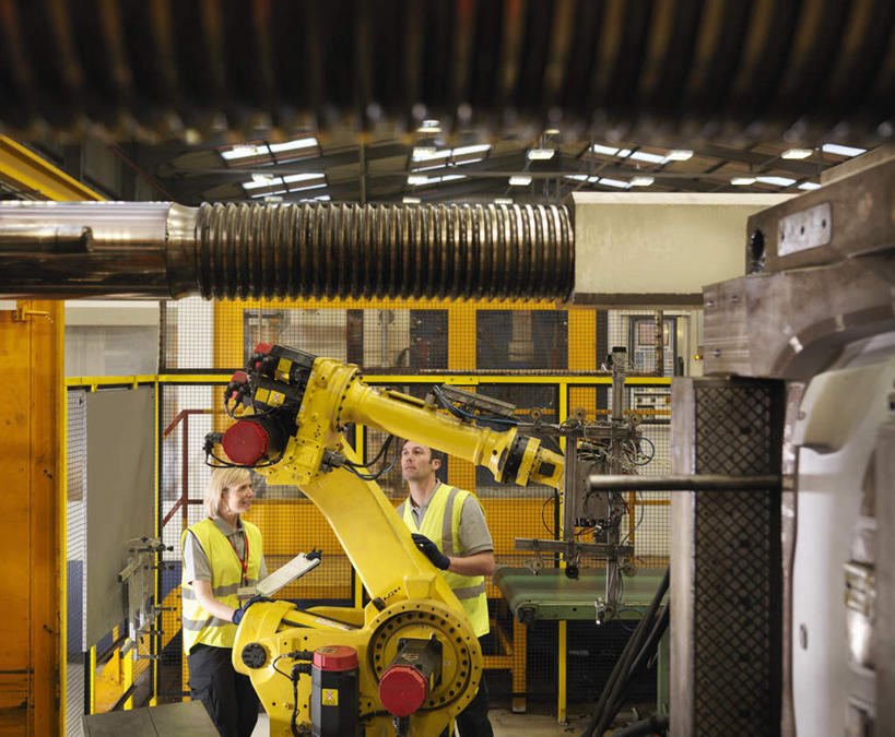 无人,工厂,横图,室内,白天,正面,机器,照明,朦胧,模糊,灯光,顶灯,灯,灯具,机械,照亮,照明设备,彩图,工地,制造厂