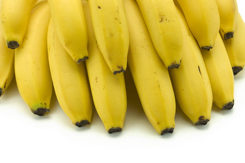 无人,横图,俯视,室内,特写,白天,白色背景,香蕉,水果,一串,阴影,新鲜,反射,影子,生食,食品,果实,食物,黄色,摄影,有机食品,绿色食品,影棚,甘蕉,彩图,高角度拍摄,影棚拍摄,拍摄