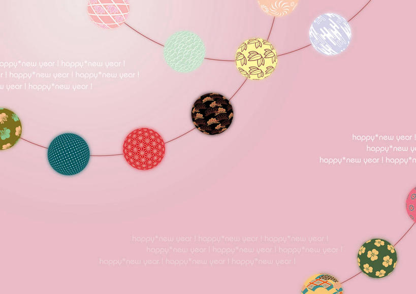 无人,横图,彩色,插画,室内,白天,正面,数码,科技,阴影,粉色背景,节日,庆祝,网络,高光,几何,计算机图形,合成,图画,文化,画,绳子,庆典,纪念,五颜六色,绳索,色彩斑斓,电脑合成图,数码合成图,合成图,五彩缤纷,漫画,写实,具体,具象,五彩斑斓,五光十色,彩图,日本新年