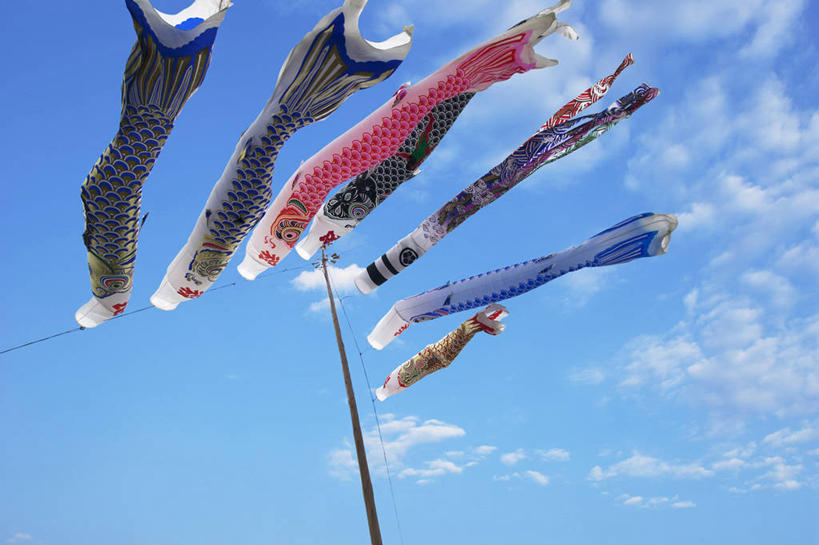 无人,横图,室外,特写,白天,仰视,旗帜,端午节,许多,阴影,节日,漂浮,庆祝,飘扬,光线,鲤鱼旗,旗杆,影子,云,云朵,很多,飘落,云彩,文化,旗子,蓝色,白云,蓝天,天空,阳光,天,祈福,庆典,晴朗,下沉,纪念,祈求,儿童节,降落,旌旗,旗号,飘零,端阳节,五月节,午日节,鲤帜,晴空,彩图,低角度拍摄,男儿节