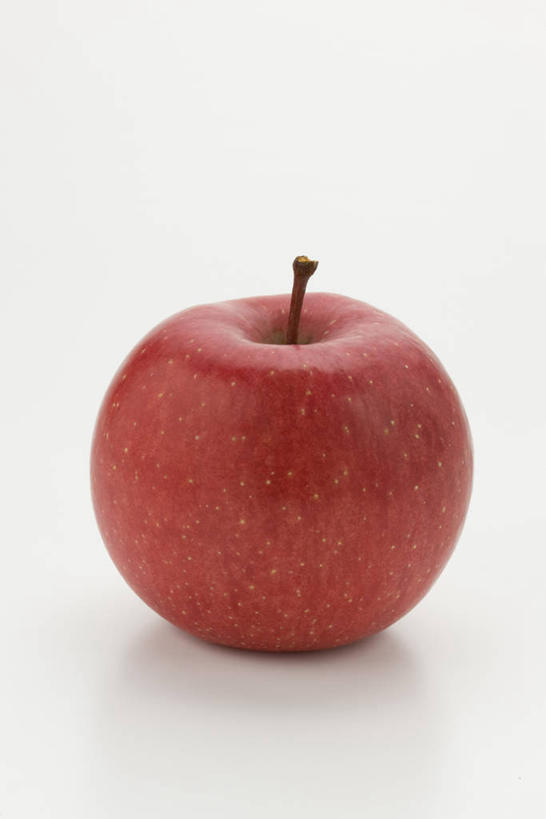 无人,竖图,室内,特写,白天,白色背景,正面,苹果,水果,阴影,新鲜,反射,影子,生食,食品,果实,食物,一个,红色,红苹果,摄影,有机食品,绿色食品,影棚,单个,彩图,影棚拍摄,拍摄
