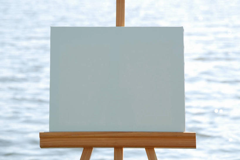 无人,横图,室外,白天,正面,绘画,海浪,海洋,阴影,艺术,光线,影子,浪花,画板,美术用品,画架,阳光,海水,美术,绘画工具,海景,大海,风浪,海,海水的波动,近岸浪,涌浪,彩图