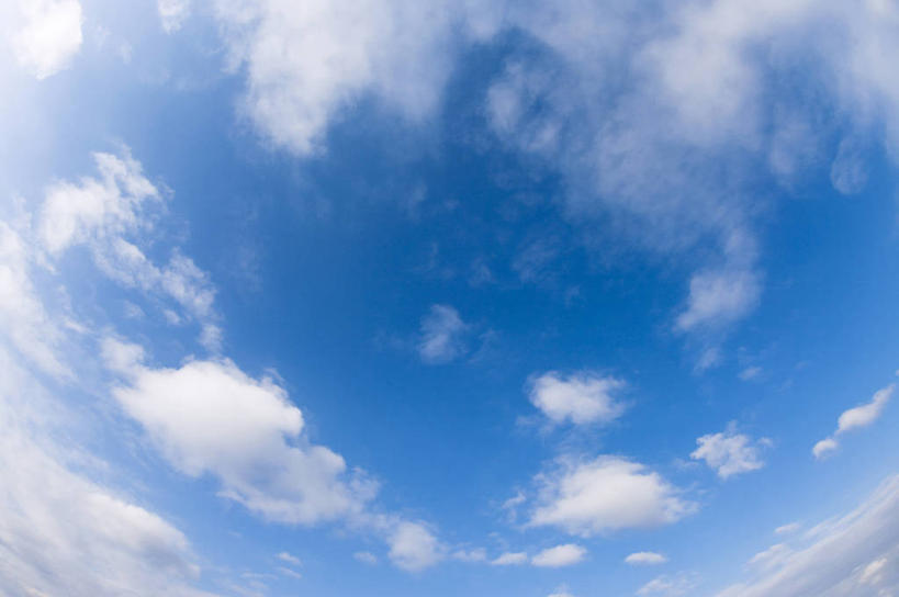 无人,横图,室外,白天,广角镜头,鱼眼镜头,仰视,美景,阴影,光线,影子,景观,云,云朵,云彩,蓝色,白云,蓝天,天空,阳光,自然,天,景色,晴朗,自然风光,晴空,彩图,低角度拍摄