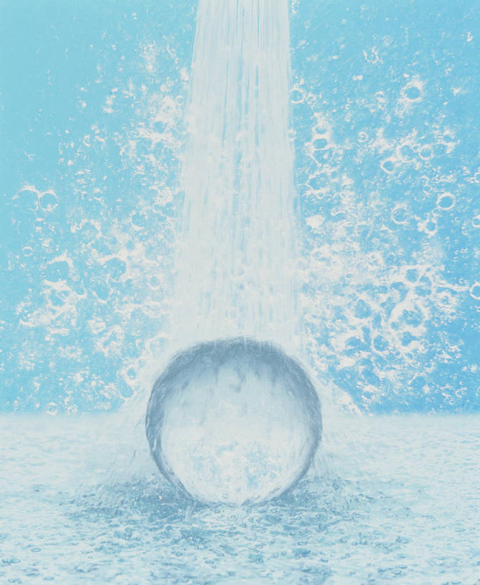 无人,竖图,室内,特写,白天,正面,水,阴影,飞溅,蓝色背景,溅,透明,反射,液体,影子,水滴,水晶,水珠,一个,球体,水晶球,摄影,影棚,单个,喷洒,彩图,影棚拍摄,拍摄