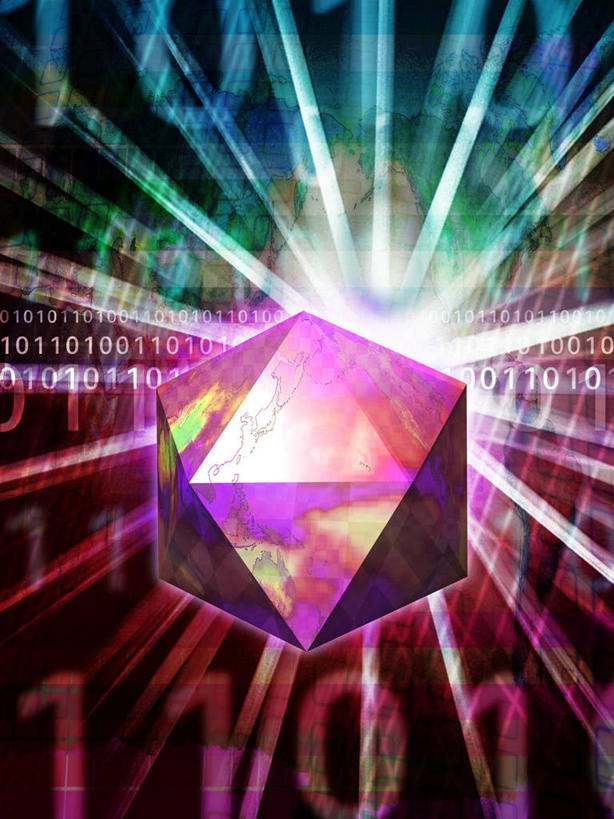 无人,竖图,插画,室内,白天,正面,数码,科技,阴影,梦幻,发光,光束,网络,图形,光亮,高光,几何,计算机图形,合成,图画,画,一个,红色,绿色,紫色,单个,电脑合成图,数码合成图,未来,合成图,数学,发亮,漫画,憧憬,写实,具体,具象,彩图,几何图形,立体几何,立体图形,多面体,二十面体