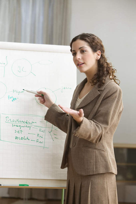 西方人,一个人,站,竖图,室内,白天,正面,西装,欧洲,欧洲人,仅一个年轻女性,仅一个女性,仅一个人,指,套装,正装,笔,注视,职业装,白板,记号笔,观察,看,站着,观看,察看,指着,关注,年轻女性,女人,女性,白种人,半身,彩图