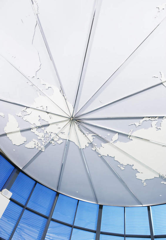 无人,竖图,室内,白天,仰视,仪器,海洋,窗户,天花板,地图,网格,地球仪,线条,世界地图,地球,陆地,全球,玻璃窗,球,经纬线,模型,球体,地理,国家,大陆,世界,纬线,版图,经线,经纬仪,地理学,彩图,低角度拍摄,大洋,大洲