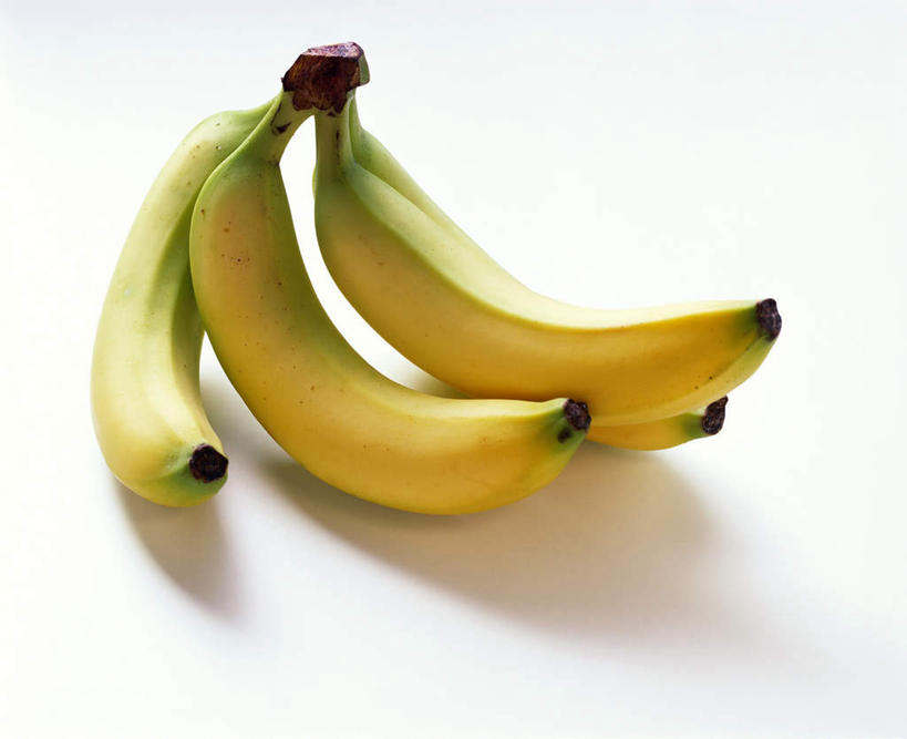 无人,横图,俯视,室内,特写,白天,白色背景,香蕉,水果,阴影,新鲜,反射,影子,生食,食品,果实,食物,四个,摄影,有机食品,绿色食品,影棚,甘蕉,彩图,高角度拍摄,影棚拍摄,拍摄