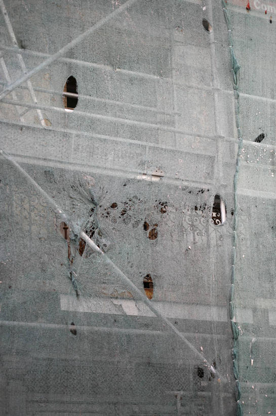 无人,栏杆,竖图,室外,白天,正面,葡萄牙,欧洲,支架,墙,围栏,首都,护栏,里斯本,架子,脚手架,墙壁,墙面,施工,修理,支撑,固定,南欧,葡萄牙共和国,彩图,稳固