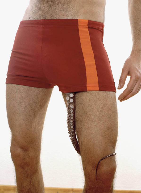 西方人,一个人,站,竖图,室外,白天,正面,章鱼,欧洲,欧洲人,仅一个男性,仅一个人,触手,泳裤,裸露,仅一个年轻男性,黑色,天空,天,站着,石吸,死牛,望潮,坐蛸,裸,男人,男性,年轻男性,白种人,石居,八爪鱼,站立,半身,彩图