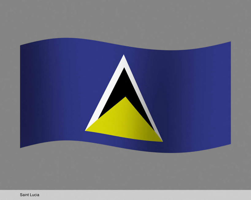 无人,横图,插画,室内,白天,正面,数码,科技,旗帜,国旗,加勒比海,圣卢西亚,一堆,一面,阴影,堆叠,堆积,灰色背景,曲折,弯曲,光线,网络,三角形,影子,高光,几何,计算机图形,合成,图画,画,一个,黄色,蓝色,白色,黑色,蜿蜒,单个,堆,电脑合成图,数码合成图,北美,北美洲,美洲,漫画,写实,具体,具象,北亚美利加洲,亚美利加洲,旗,彩图