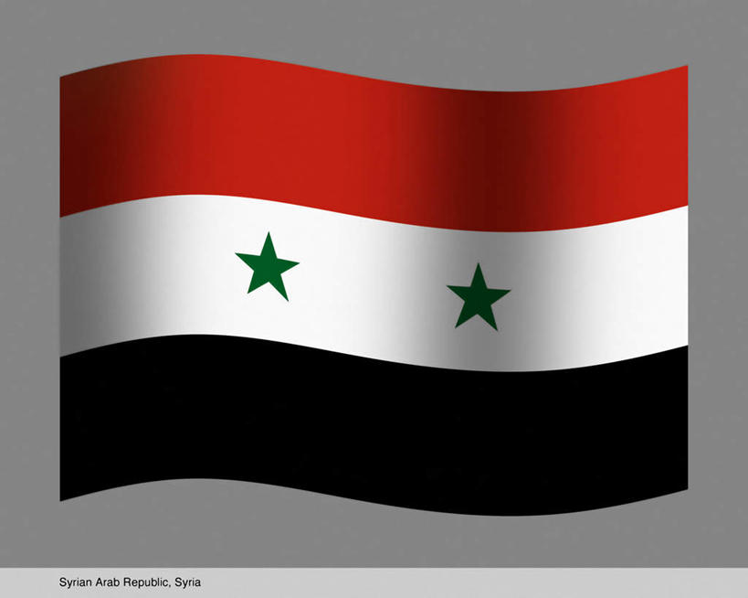 无人,横图,插画,室内,白天,正面,数码,科技,旗帜,国旗,叙利亚,亚洲,一面,阴影,灰色背景,条纹,曲折,弯曲,光线,网络,影子,星星,高光,几何,计算机图形,合成,图画,画,两个,一个,红色,绿色,白色,黑色,星形,蜿蜒,单个,电脑合成图,数码合成图,西亚,漫画,五角形,写实,具体,具象,阿拉伯叙利亚共和国,旗,五角星,彩图