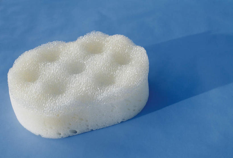 无人,横图,俯视,室内,特写,白天,化妆,美容,静物,一块,护肤,阴影,蓝色背景,光线,纹路,海绵,纹理,影子,洞,清洁,保养,享受,休闲,放松,保健,摄影,洞穴,影棚,养颜,洗脸海绵,洗脸扑,穴,肌理,洗脸绵,彩图,高角度拍摄,影棚拍摄,拍摄