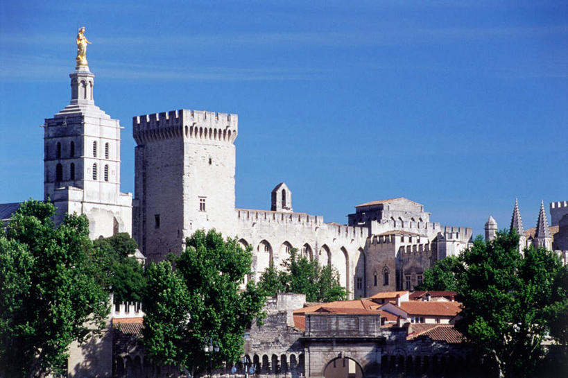 无人,家,宫殿,横图,室外,白天,正面,旅游,度假,名胜古迹,植物,标志建筑,地标,建筑,法国,欧洲,阴影,遗迹,光线,影子,堡垒,城堡,房屋,屋子,云,云朵,公寓,云彩,古迹,文物,娱乐,建设,古建筑,洋房,楼房,住宅,树,树木,蓝色,绿色,白云,蓝天,天空,阳光,自然,天,享受,休闲,旅游胜地,放松,生长,晴朗,成长,哥特式,沃克吕兹省,要塞,古文明,阿维尼翁,法兰西共和国,法兰西第五共和国,普罗旺斯.阿尔卑斯.蓝色海岸,教皇宫,设防,晴空,彩图,房子,皇宫