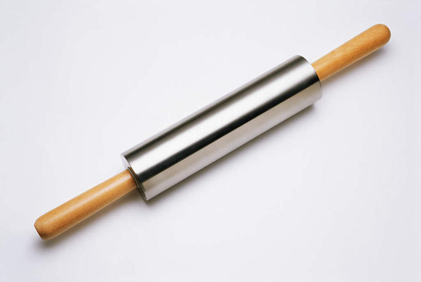 无人,横图,俯视,室内,特写,白天,白色背景,静物,金属制品,阴影,反射,金属,木制,擀面杖,影子,一个,木制品,摄影,影棚,单个,彩图,高角度拍摄,影棚拍摄,拍摄