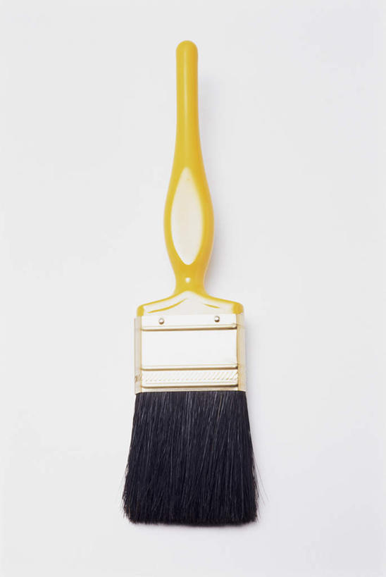 无人,竖图,室内,特写,白天,白色背景,正面,装修,静物,装潢,一个,粉刷,刷子,摄影,影棚,单个,油漆,涂料,彩图,影棚拍摄,拍摄