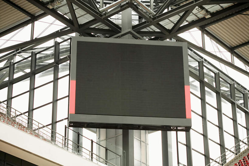 无人,体育馆,运动场,横图,室内,特写,白天,仰视,窗户,电视,体育场,玻璃窗,田径场,彩电,运动馆,彩色电视机,显像管屏,显像管屏幕,电视机,彩图,低角度拍摄