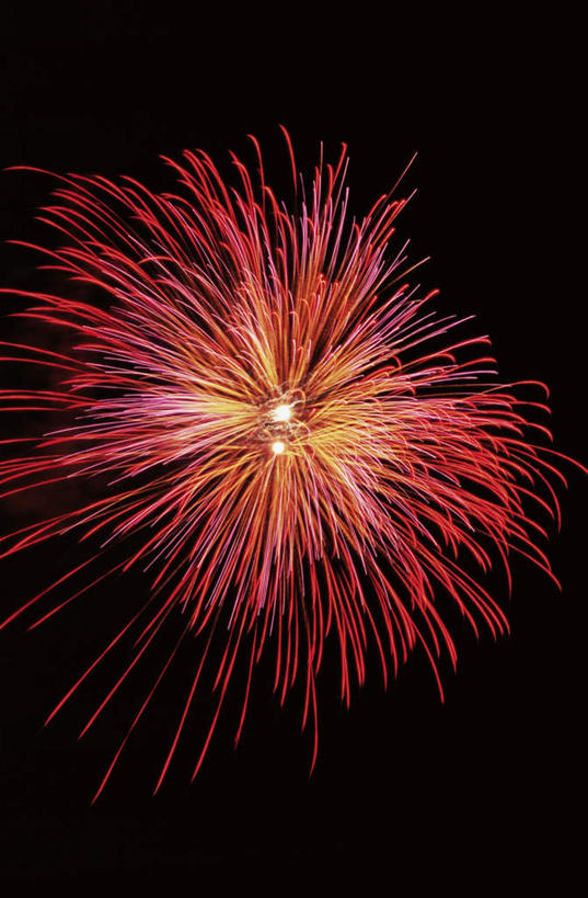 无人,竖图,室外,特写,夜晚,仰视,爆炸,烟火,黑色背景,节日,庆祝,辉煌,文化,红色,焰火,庆典,灿烂,纪念,庆贺,祝贺,礼花,五彩缤纷,花炮,礼花炮,绚烂,光耀,烟花,彩图,低角度拍摄