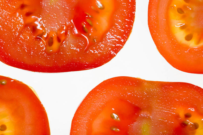 无人,横图,室内,特写,白天,白色背景,正面,蔬菜,西红柿,阴影,新鲜,反射,影子,食品,食物,四匹,橙色,摄影,有机食品,绿色食品,影棚,番茄,彩图,影棚拍摄,拍摄