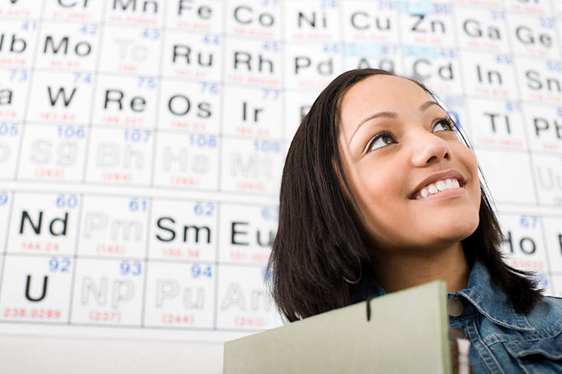 西方人,脸,头,脸颊,头发,一个人,学生,站,笑,微笑,露齿笑,横图,室内,特写,白天,仰视,书籍,欧洲,非洲,黑人,欧洲人,仅一个年轻女性,仅一个女性,仅一个人,服装,化学,英文,标志,文字,字符,字母,墙,注视,休闲装,标识,肩膀,墙壁,墙面,衣服,黑色,观察,看,站着,休闲,休闲服,服饰,观看,英文字母,察看,关注,元素周期表,年轻女性,女人,女性,非洲人,头部,长发,直发,脸部,脸蛋,面部,书,图书,抬头,仰头,站立,半身,彩图,低角度拍摄