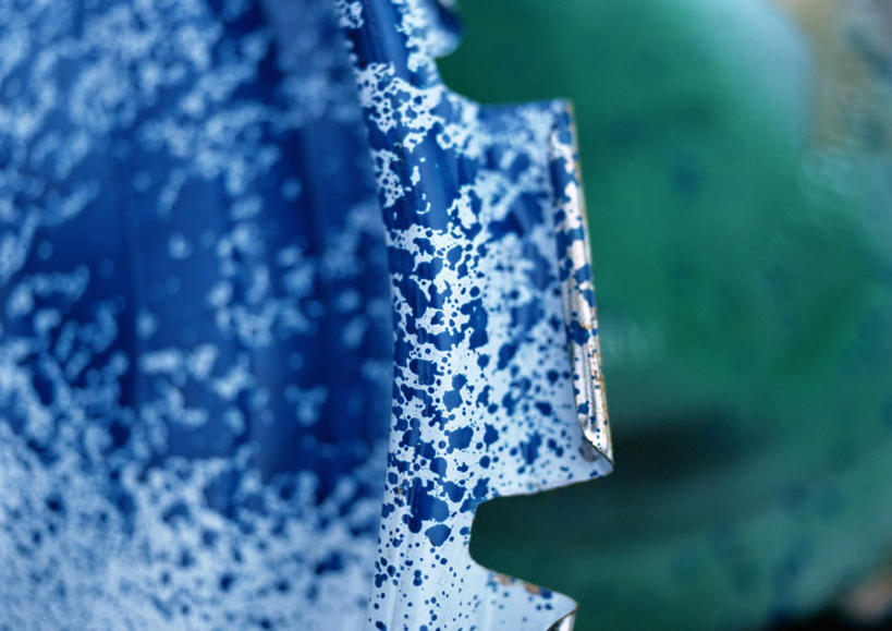 无人,横图,俯视,室外,特写,白天,静物,花盆,许多,古老,朦胧,模糊,金属,斑点,园艺,一个,单个,彩图,高角度拍摄