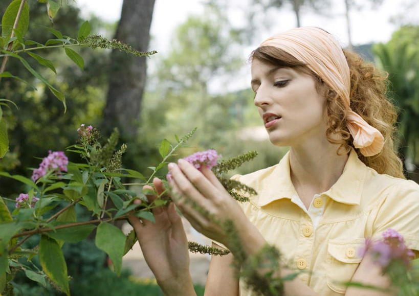 西方人,一个人,花园,站,横图,室外,白天,正面,花圃,树林,植物,叶子,欧洲,欧洲人,仅一个年轻女性,仅一个女性,仅一个人,朦胧,模糊,盛开,云,云朵,绿叶,拿,花蕾,云彩,拿着,注视,花,花瓣,花朵,鲜花,树,树木,绿色,紫色,白云,天空,自然,天,花苞,花蕊,看,站着,嫩叶,生长,成长,关注,樚木,五霸蔷,痒见消,鱼尾草,醉鱼草,闭鱼花,年轻女性,女人,女性,白种人,叶,叶片,小花园,站立,半身,彩图