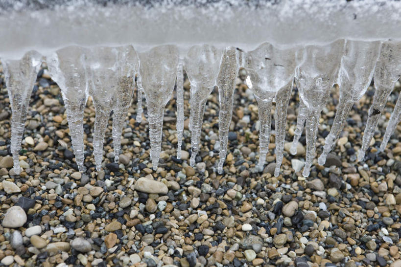 无人,横图,室外,白天,仰视,礁石,石头,美景,静物,石子,冰,结冰,景观,冬季,冬天,冰柱,自然,景色,寒冷,自然风光,严寒,礁,石块,岩石,彩图,低角度拍摄