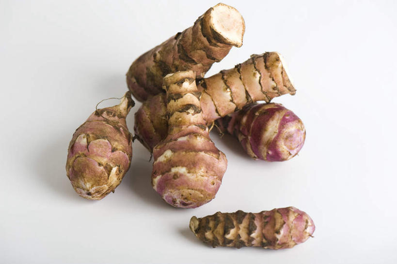 无人,横图,俯视,室内,白天,白色背景,蔬菜,一堆,许多,堆叠,堆积,新鲜,食品,食物,摄影,有机食品,绿色食品,影棚,堆,菊芋,洋姜,鬼子姜,彩图,高角度拍摄,影棚拍摄,拍摄