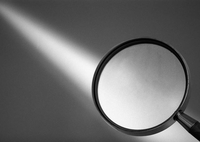 无人,横图,俯视,黑白,室内,特写,白天,镜子,静物,阴影,灰色背景,反射,光线,放大镜,影子,一个,摄影,影棚,单个,镜像,镜面,光学,高角度拍摄,影棚拍摄,拍摄