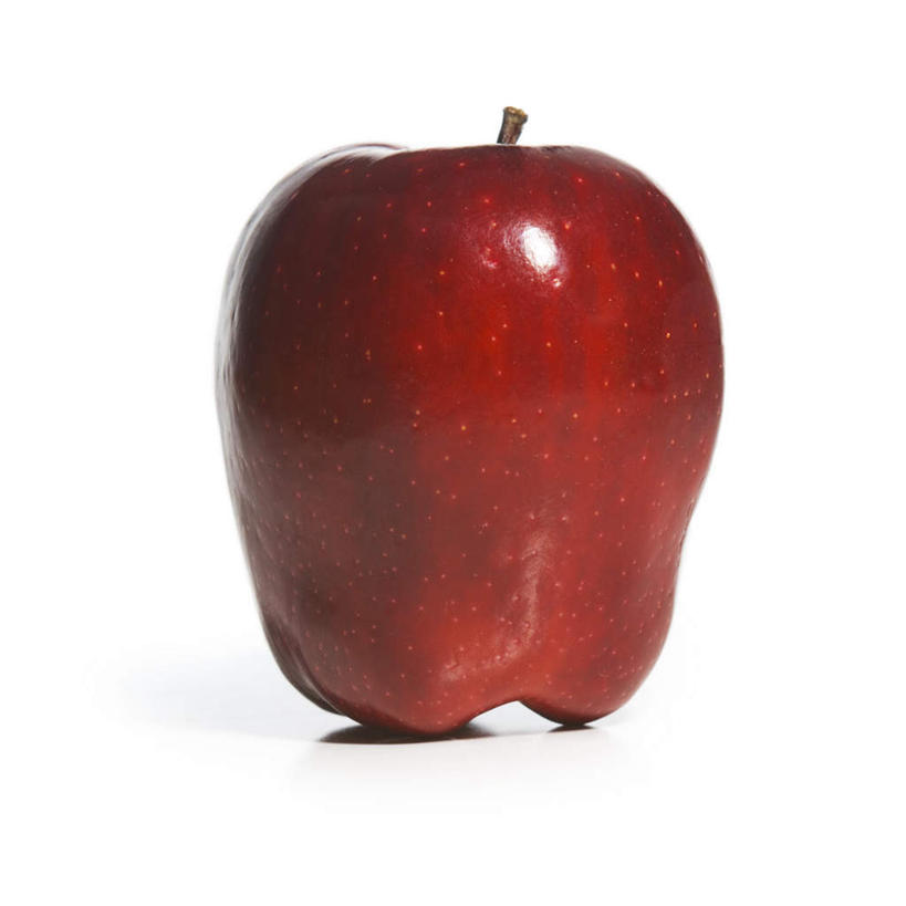 无人,方图,俯视,室内,特写,白天,白色背景,桌面,桌子,苹果,水果,阴影,新鲜,反射,木制,影子,生食,食品,果实,蛇果,食物,一个,红色,木制品,摄影,有机食品,绿色食品,影棚,单个,红元帅,彩图,高角度拍摄,影棚拍摄,拍摄