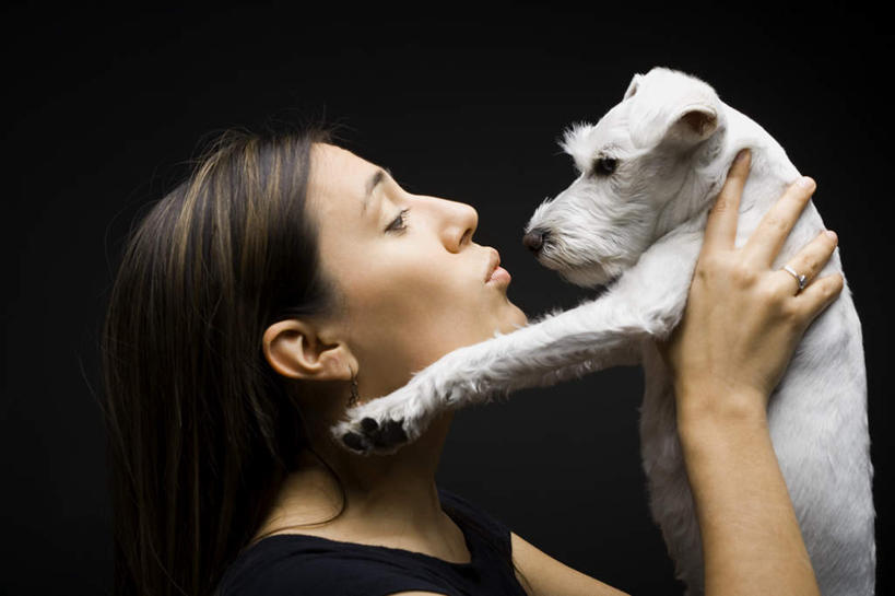 西方人,一个人,抱,吻,横图,室内,白天,侧面,宠物,狗,欧洲,欧洲人,仅一个年轻女性,仅一个女性,仅一个人,黑色背景,服装,梗犬,注视,休闲装,一只,衣服,黑色,动物,观察,看,休闲,休闲服,可爱,摄影,服饰,影棚,抱着,观看,察看,西高地白梗,搂着,关注,忠诚,年轻女性,女人,女性,白种人,犬,怀抱,搂,搂抱,亲,亲吻,相抱,拥抱,半身,彩图,影棚拍摄,拍摄,西部高地白梗