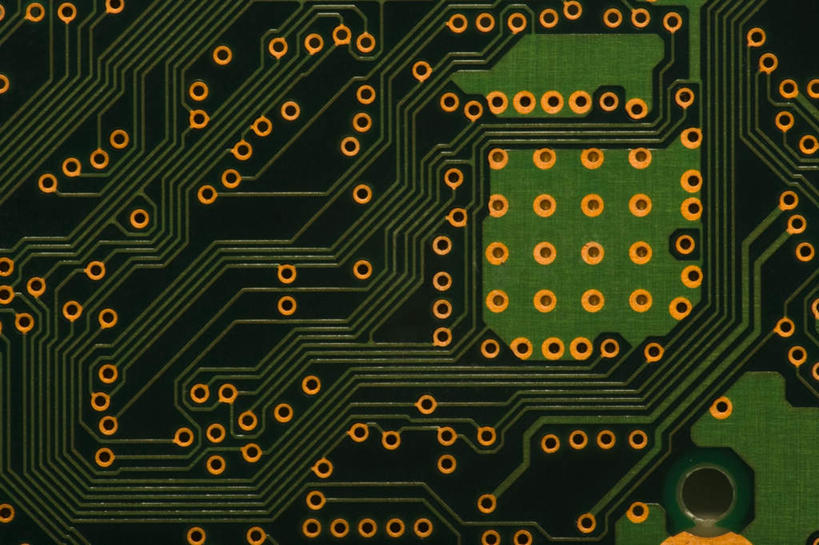 无人,横图,俯视,室内,特写,白天,静物,一块,电路板,绿色,线路板,印刷电路板,PCB板铝基板,PCB电路板,超薄电路板,超薄线路板,高频板,彩图,高角度拍摄