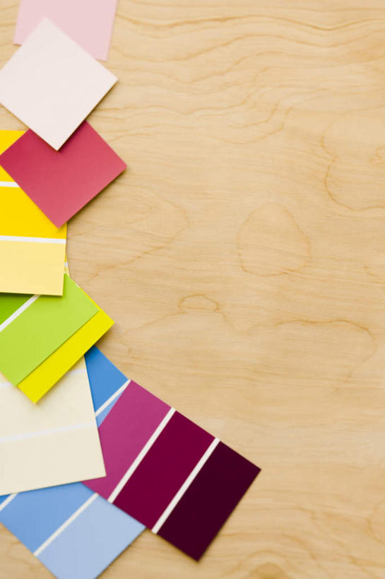 无人,竖图,俯视,室内,特写,白天,地板,静物,一堆,许多,堆叠,堆积,地面,很多,系统,木地板,比较,色彩,颜色,对比,堆,色阶卡,色卡,颜色卡,色板,选择,标准,比色卡,色标卡,彩图,高角度拍摄