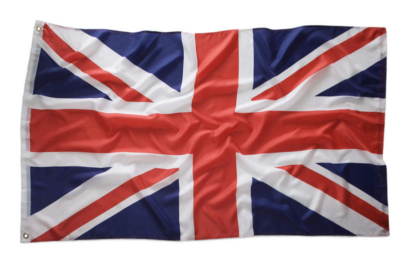 无人,交叉,横图,俯视,室内,特写,白天,白色背景,静物,旗帜,国旗,英国,欧洲,一面,纹路,纹理,线条,红色,蓝色,白色,摄影,影棚,米字旗,西欧,大不列颠,大不列颠及北爱尔兰联合王国,肌理,相交,交集,大不列颠联合王国,日不落英帝国,旗,彩图,高角度拍摄,影棚拍摄,拍摄