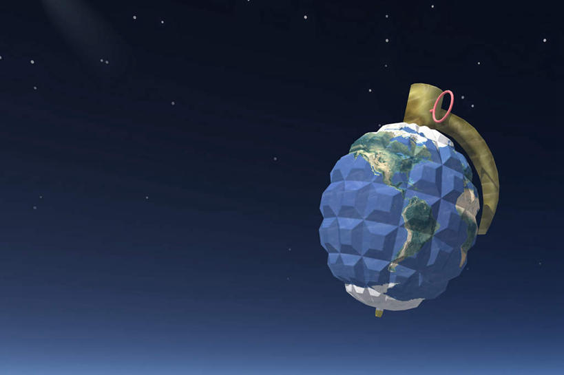 无人,横图,室内,特写,白天,正面,数码,科技,海洋,炸弹,地图,阴影,光线,网络,纹路,纹理,影子,世界地图,陆地,高光,几何,计算机图形,合成,一个,蓝色,蓝天,天空,阳光,天,武器,国家,晴朗,单个,电脑合成图,数码合成图,大陆,世界,威胁,合成图,弹药,大洋洲,版图,万里无云,肌理,写实,具体,具象,手榴弹,弹体,引信,危险,晴空,晴空万里,彩图